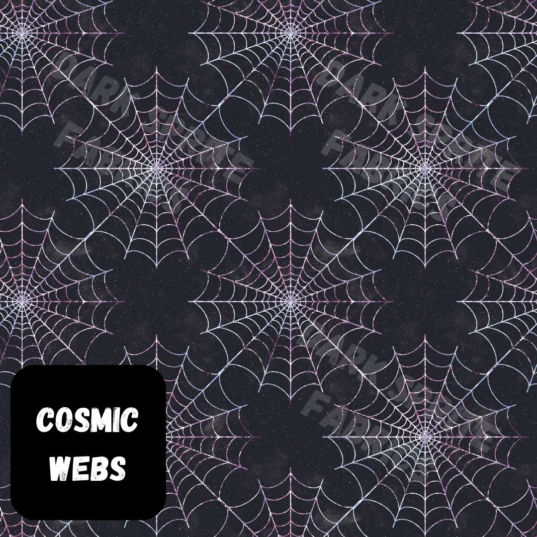 *PRE-ORDER* Cosmic Webs Fabric 20+ bases *Exclusive Colourway*