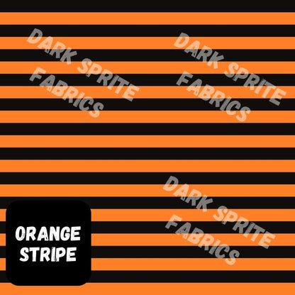 *PRE-ORDER* Fabric - Halloween Stripes Narrow - 4 colour options