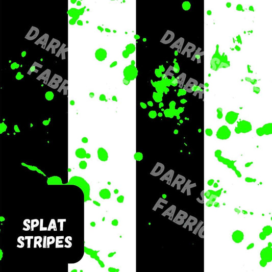 *PRE-ORDER* Splat Stripes Fabric *Custom Print* 20+ bases!