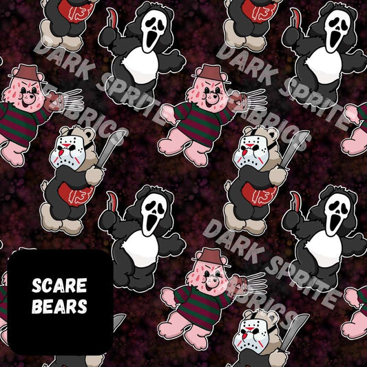 *PRE-ORDER* Scare Bears Fabric 20+ bases! *Exclusive Colourway*