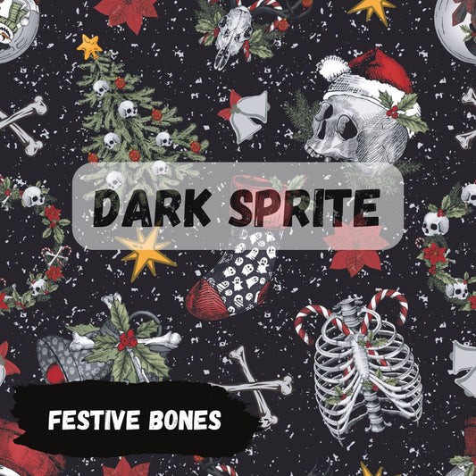 *PRE-ORDER* Festive Bones Fabric 20+ bases *Custom Print*