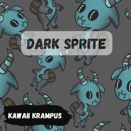 *PRE-ORDER* Kawaii Krampus Fabric - 20+ bases *Exclusive Colour Print*