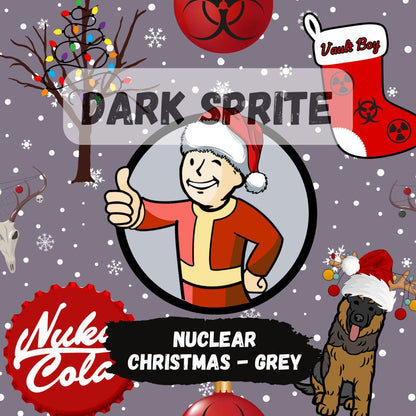 *PRE-ORDER* Fabric Nuclear Christmas Grey - 20+ bases