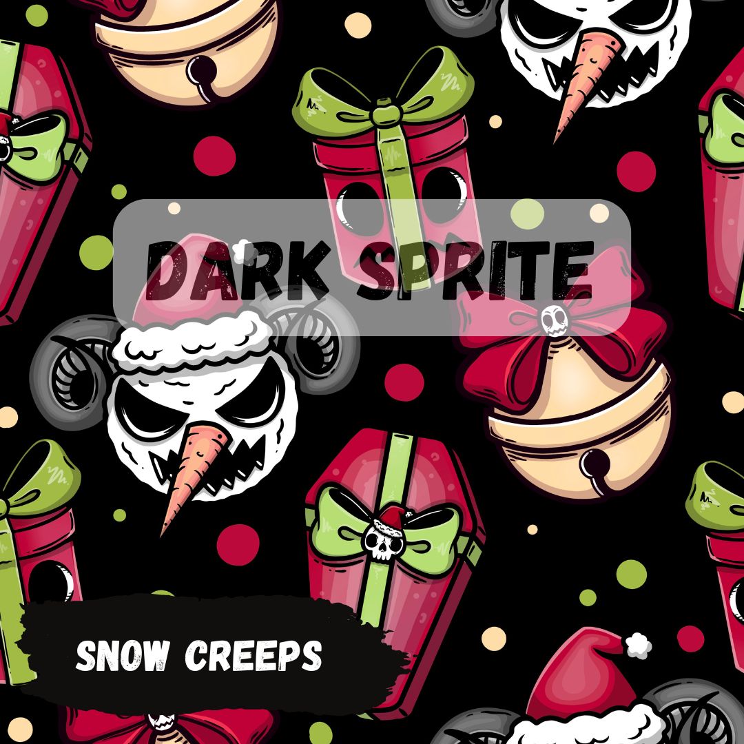 *PRE-ORDER* Snow Creeps Fabric - 20+ bases *Custom Print*