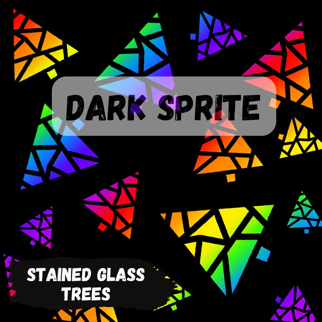 *PRE-ORDER* Stained Glass Trees Fabric - 20+ bases *Exclusive Print*