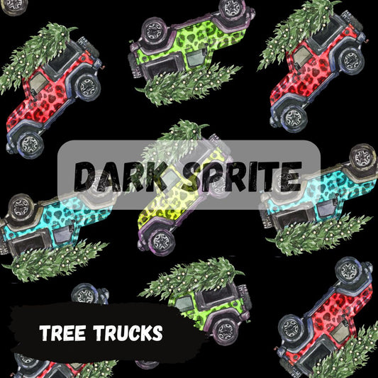 *PRE-ORDER* Tree Trucks Fabric - 20+ bases *Custom Print*